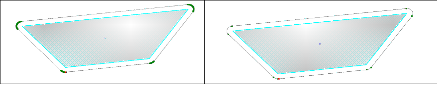 Buffers with and without curves